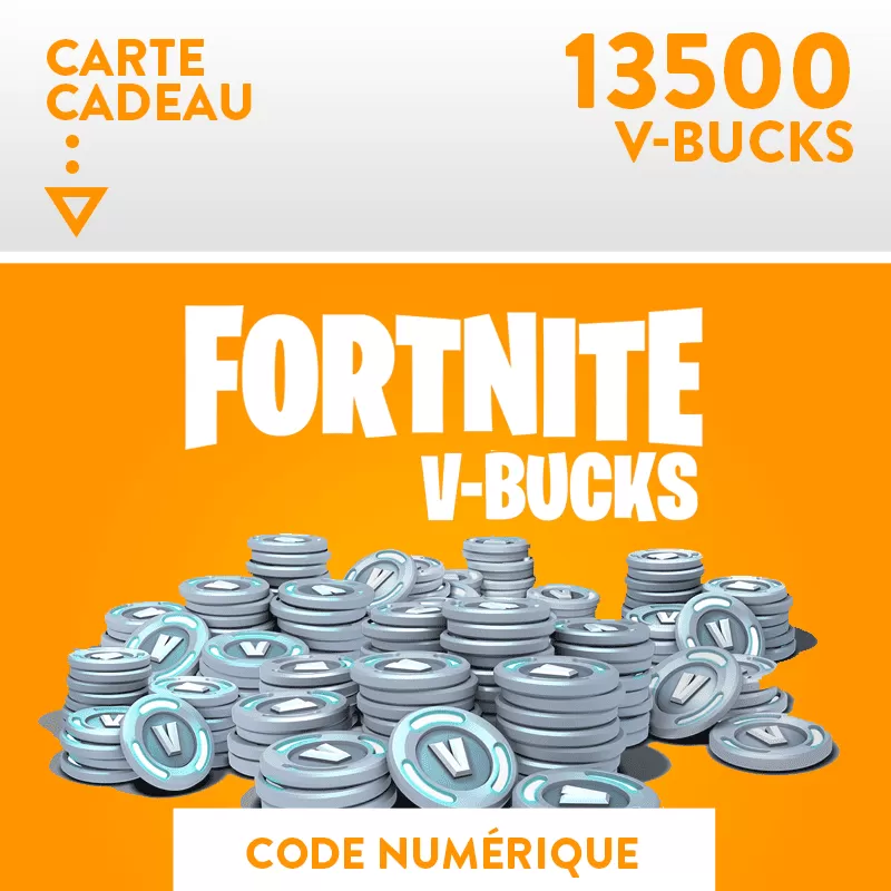 Carte Vbucks 13500 - Fortnite