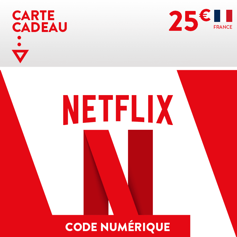 Carte Netflix - 25€ FR Europe