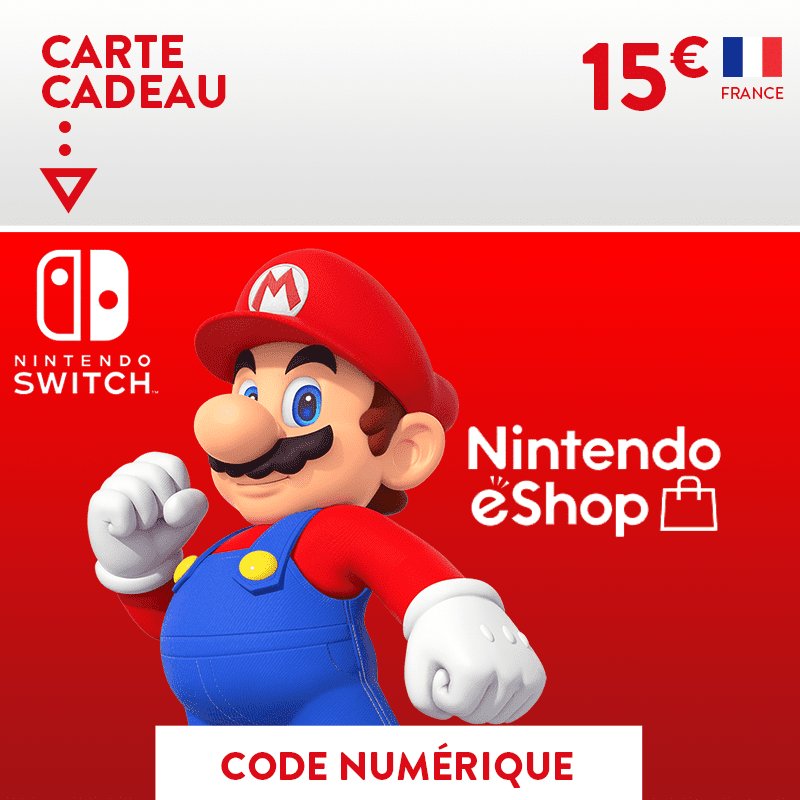 Carte Nintendo eShop 15€