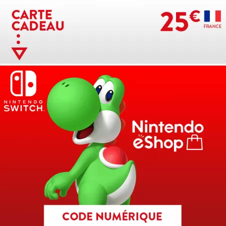 Carte eShop 25€ Nintendo