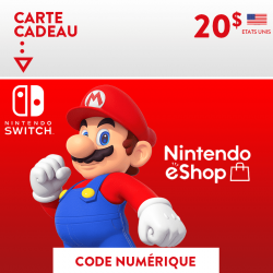 Carte Nintendo eShop