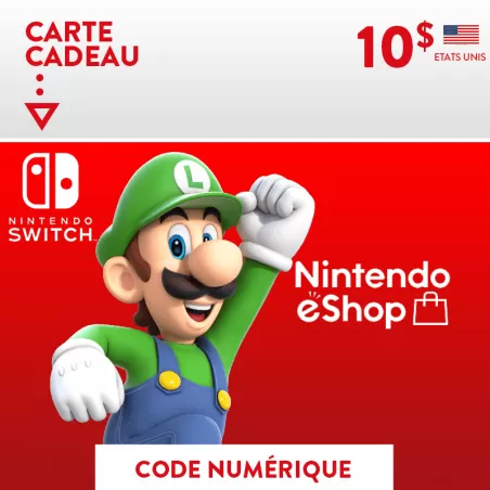 Carte Nintendo eShop 10$