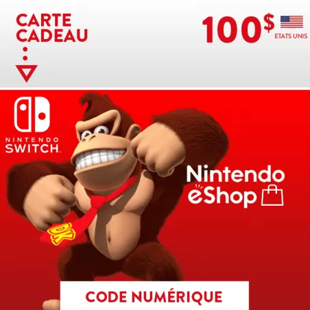 Carte-cadeau de 20 $ pour Nintendo eShop - Téléchargement numérique