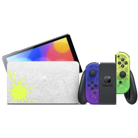 Nintendo Switch OLED Splatoon 3 avec stockage 64 Go et batterie longue durée