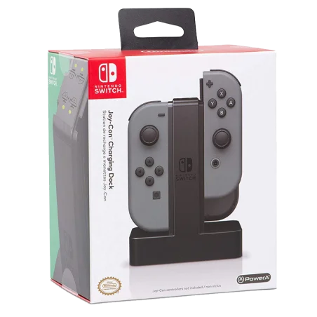 Chargeur Switch Joy-Con, recharge 4 manettes simultanément