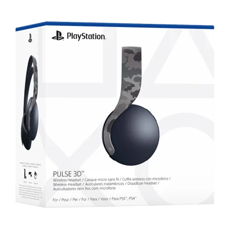boite Casque PS5 Pulse 3D - Gris Camouflage