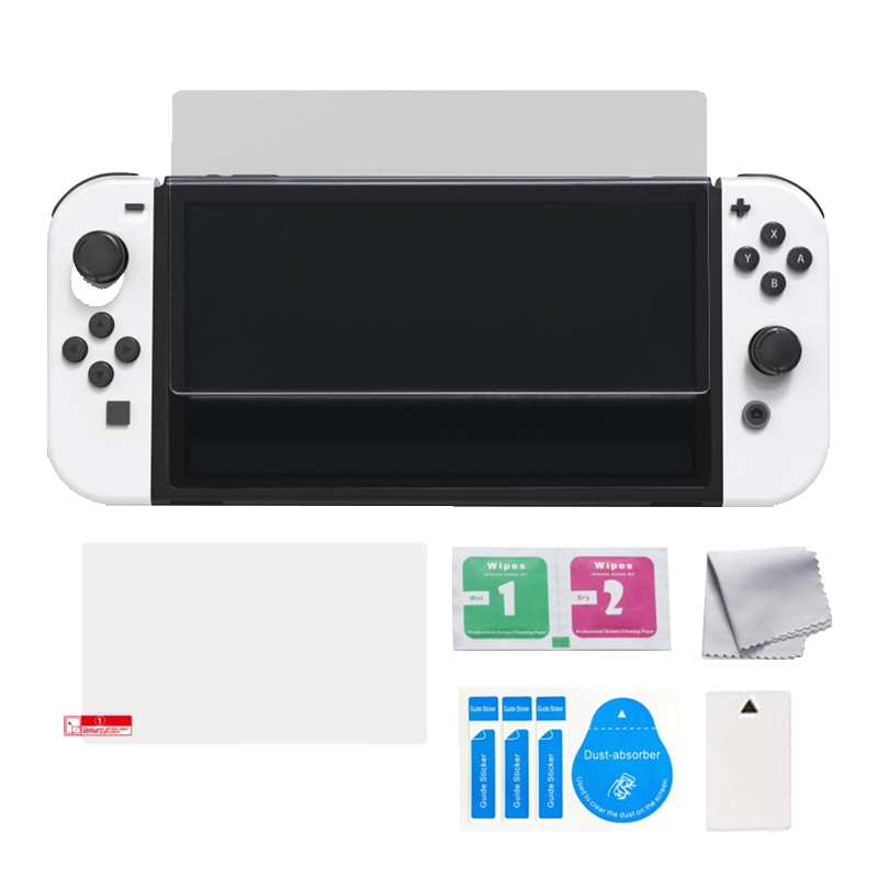 1 PC pour Switch Verre trempé pour Nintendo Switch Protecteur d'écran de  protection