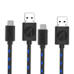 Pack de 2 cables Manette PS4
