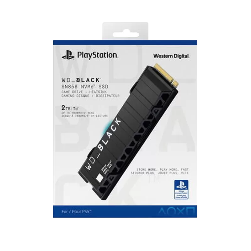 Disque SSD NVMe - WD Black - Licence Officielle Playstation  - 2