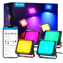 Govee RGBICWW LED Smart Flood Lights  - 1
