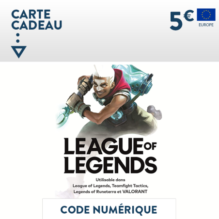 Carte Riot Points - League of Legends