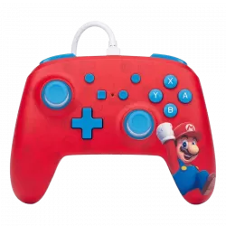 Manette Switch Filaire - Super Mario Woo-Hoo! Mario  - 1