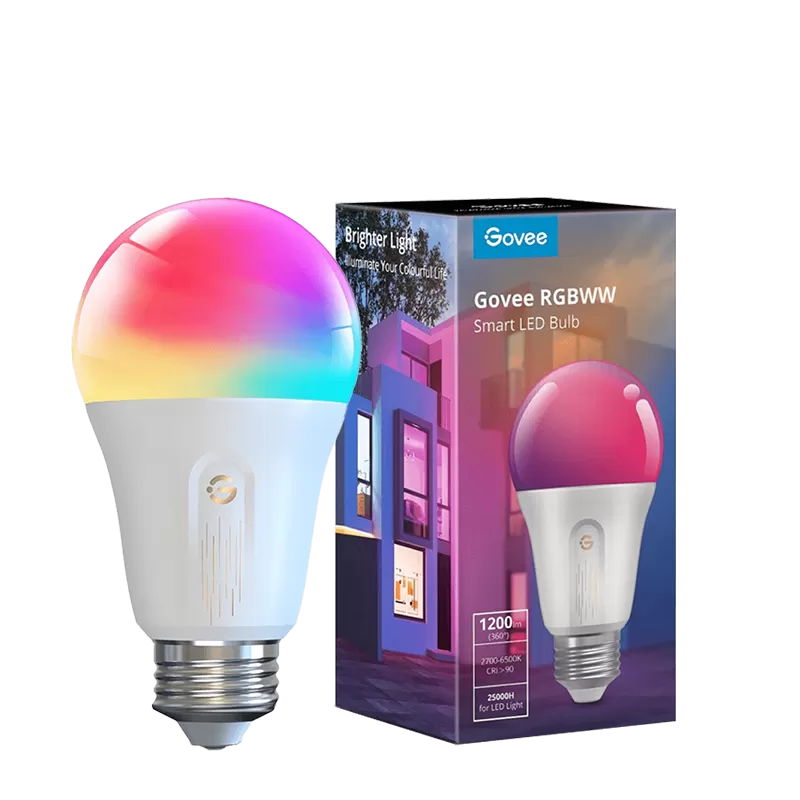 Govee Wi-Fi+ Bluetooth RGBWW Smart LED Bulb  - 1