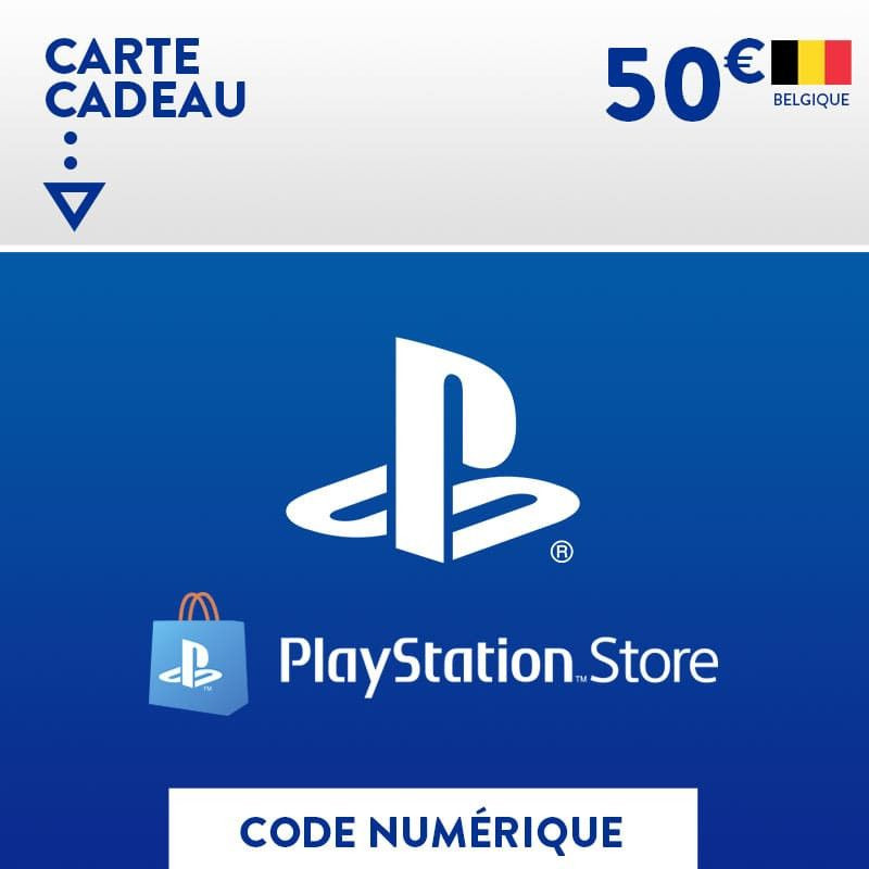 Carte PlayStation - 50€ PSN - Belgique