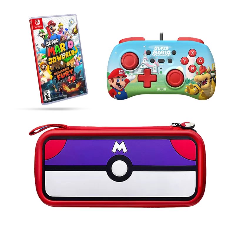 Pack Nintendo Switch - Super Mario 3D World  - 1