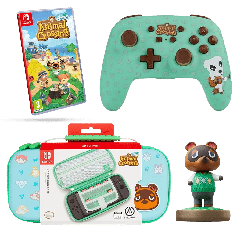 Accessoires de jeu Animal Crossing pour Nintendo Switch, sac de