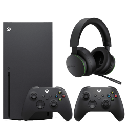 Pack : XBOX Serie X double manette + Casque