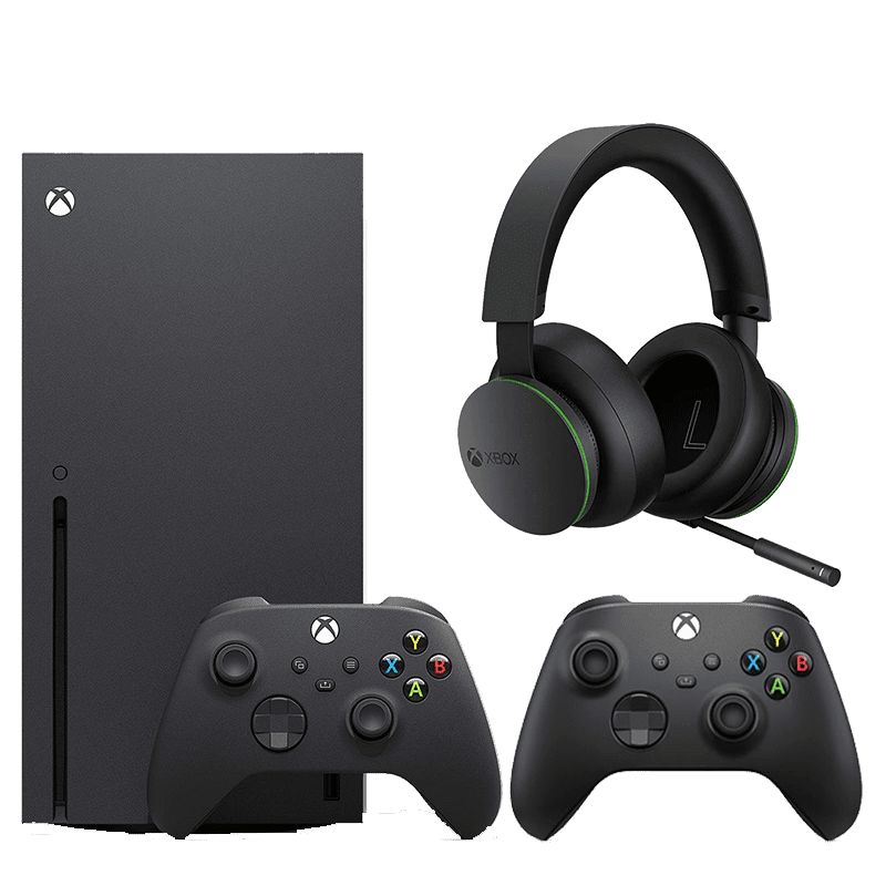 Pack : XBOX Serie X double manette + Casque