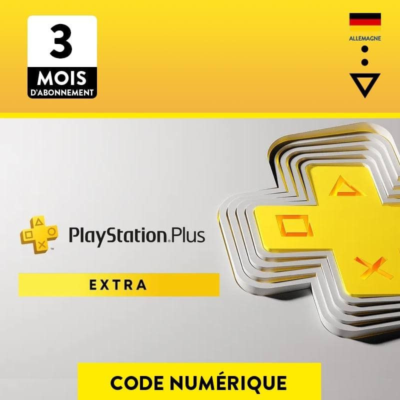Abonnement PS Plus Extra - 3 Mois - DE