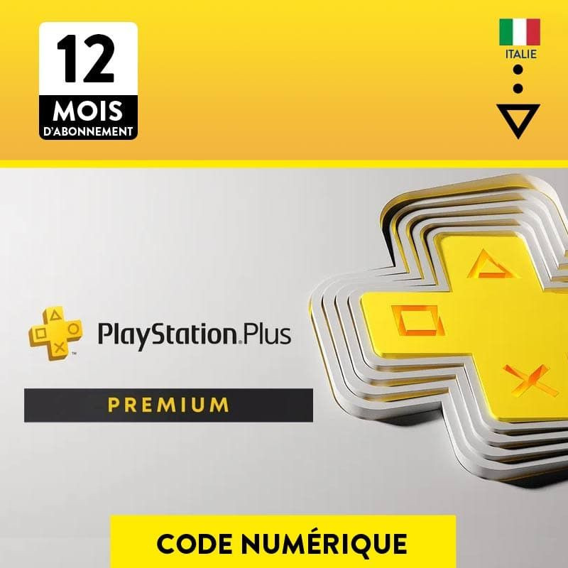 Abonnement PS Plus Premium - 12 Mois - IT