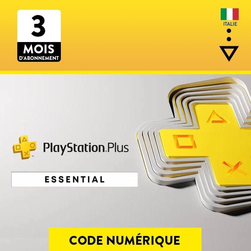 Abonnement PS Plus Essential - 3 Mois - IT