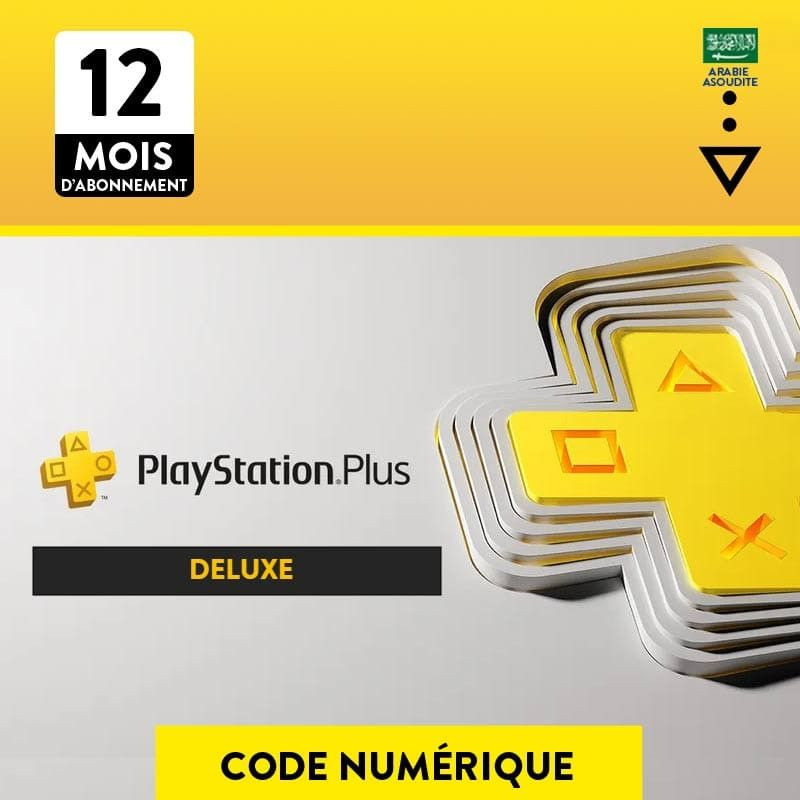 Abonnement PS Plus Deluxe - 12 Mois - KSA