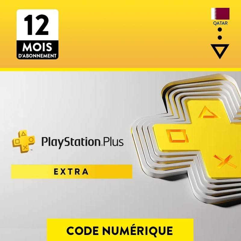 Abonnement PS Plus Extra - 12 Mois - QAT