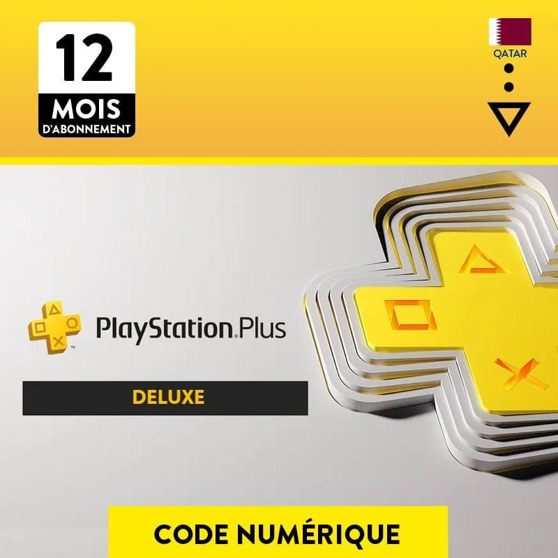 Abonnement PS Plus Deluxe - 12 Mois - QAT