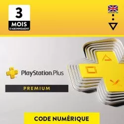 Abonnement PS Plus Premium - 3 Mois - UK  - 1