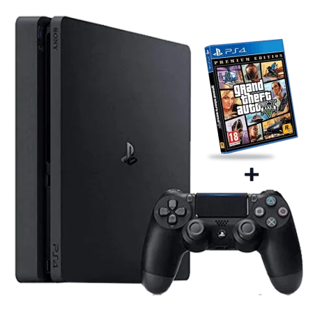 Playstation 4 Slim 1To + Grand Theft Auto V : Édition Premium