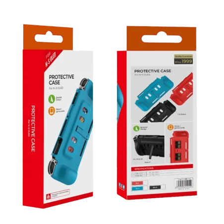 Etui Dobe avec support rétractable Switch OLED