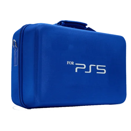 Valise de voyage PS5 - Bleu - inclinée