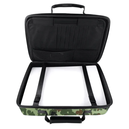 Valise de voyage PS5 - Vert camouflage - intérieur