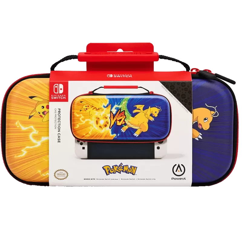 Sacoche Nintendo Switch Edition Pokémon: Pikachu vs. Dragonite  - 1