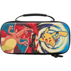 Sacoche Nintendo Switch Edition Pokémon : Vortex Pikachu contre Dracaufeu  - 2