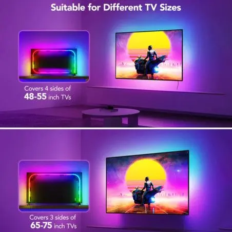 Govee RGBIC Neon TV Backlight - WiFi et Bluetooth - 5